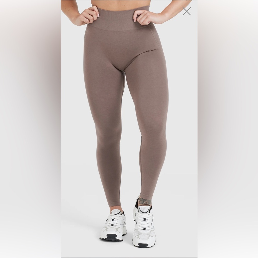 Oner Active Women's Effortless Seamless Leggings- Cool Brown